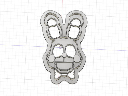 3D Model to Print Your Own Five Nights at Freddys Toy Boonie Cookie Cutter DIGITAL FILE ONLY