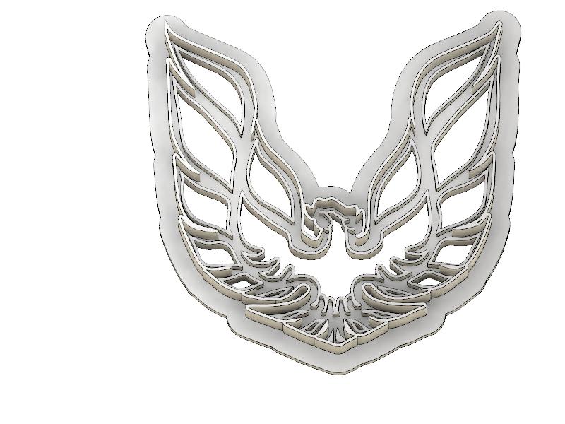 Model to Print Your Own Pontiac Transam Emblem Cookie Cutter DIGITAL F ...