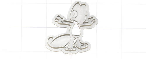 3D Model to Print Your Own Pokemon Treecko Cookie Cutter DIGITAL FILE ONLY