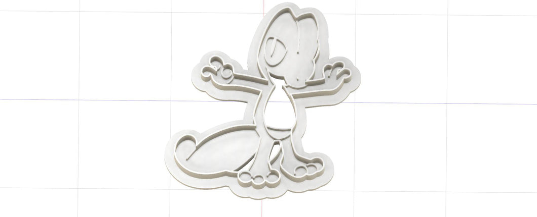 3D Printed Pokemon Treecko Cookie Cutter