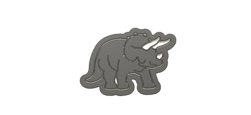 3D Model to Print Your Own Triceratops Cookie Cutter DIGITAL FILE ONLY
