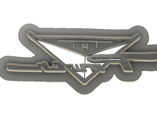3D Model to Print Your Own Pontiac Tri Power Emblem Cookie Cutter DIGITAL FILE ONLY