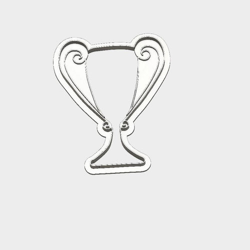 3D Model to Print Your Own Trophy Cookie Cutter DIGITAL FILE ONLY
