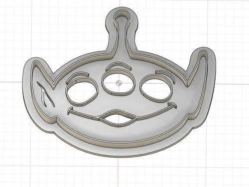 3D Model to Print Your Own Toy Story Alien Cookie Cutter DIGITAL FILE ONLY