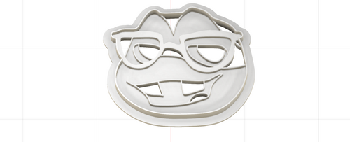 3D Model to Print Your Own Don Teenage Mutant Ninja Turtle Head Cookie Cutter DIGITAL FILE ONLY