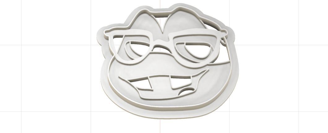 3D Printed Don Teenage Mutant Ninja Turtle Head Cookie Cutter