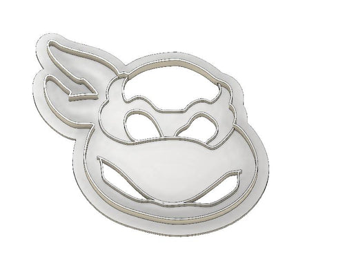 3D Model to Print Your Own Teenage Mutant Ninja Turtle Head Cookie Cutter DIGITAL FILE ONLY
