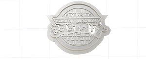 3D Printed Teenage Mutant Ninja Turtle Sewer Logo Cookie Cutter