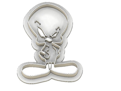 3D Model to Print Your Own Looney Toons Tweety Bird Cookie Cutter DIGITAL FILE ONLY