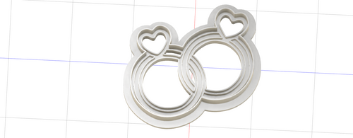 3D Model to Print Your Own Cookie Cutter Inspired by Coupled Rings DIGITAL FILE