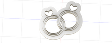 Load image into Gallery viewer, 3D Model to Print Your Own Cookie Cutter Inspired by Coupled Rings DIGITAL FILE