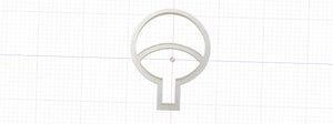 3D Printed Naruto Uchiha Clan Crest Cookie Cutter