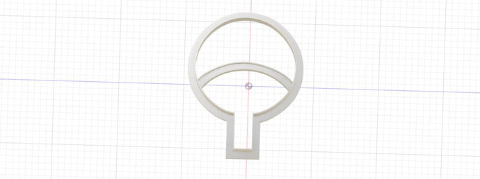 3D Printed Naruto Uchiha Clan Crest Cookie Cutter
