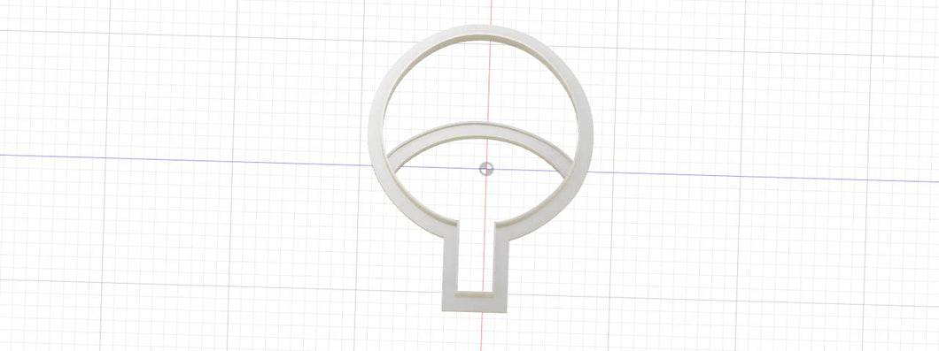 3D Printed Naruto Uchiha Clan Crest Cookie Cutter