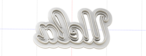 3D Model to Print Your UCLA Baby Script Cookie Cutter DIGITAL FILE ONLY