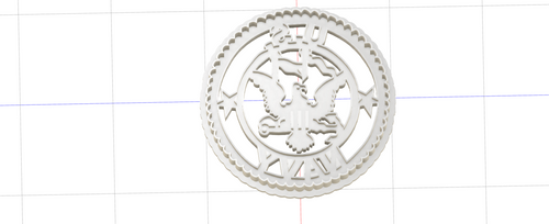3D Model to Print Your Own US Navy Seal Cookie Cutter DIGITAL FILE ONLY