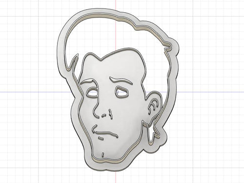 3D Model to Print Your Own Real Ghostbusters Peter Venkman Head Cookie Cutter DIGITAL FILE ONLY
