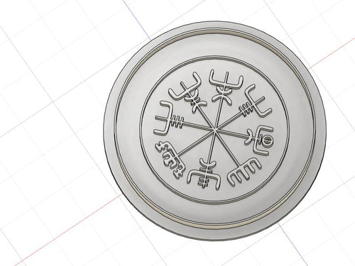 3D Model to Print Your Own Viking Compass Cookie Cutter DIGITAL FILE ONLY