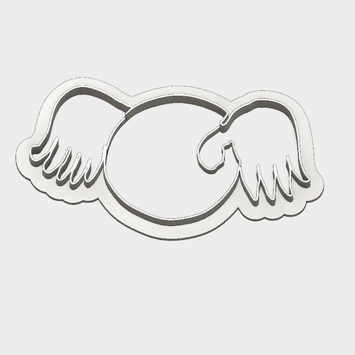 3D Model to Print Your Own Von Dutch Flying Eye Cookie Cutter DIGITAL FILE ONLY