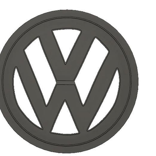 3D Model to Print Your Own Volkswagen Emblem Cookie Cutter DIGITAL FILE ONLY