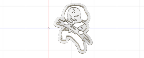 3D Model to Print Your Own Star Trek Warf Cookie Cutter DIGITAL FILE ONLY