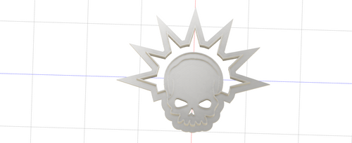3D Model to Print Your Own Cookie Cutter Inspired by Warhammer Libraarian Epistolary Logo DIGITAL FILE ONLY