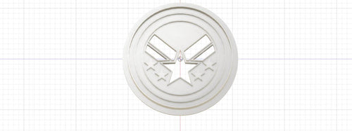 3D Model to Print Your Own Marvel Comics War Machine Crest Cookie Cutter DIGITAL FILE ONLY