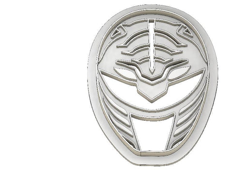 3D Model to Print Your Own Mighty Morphin Power Rangers White Ranger Cookie Cutter DIGITAL FILE ONLY