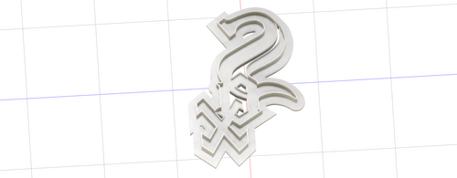 3D Printed Cookie Cutter Inspired by Chicago White Sox Logo