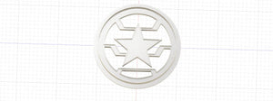 3D Printed Marvel Comics Winter Soldier Cookie Cutter