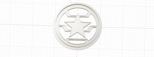 3D Model to Print Your Own Winter Soldier Cookie Cutter DIGITAL FILE ONLY