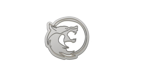 3D Model to Print Your Own The Witcher Wolf Symbol Cookie Cutter DIGITAL FILE ONLY