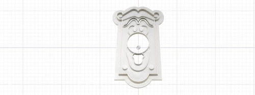 3D Model to Print Your Own Disney Alice in Wonderland Door Knob Cookie Cutter DIGITAL FILE ONLY