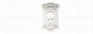 3D Printed Disney Alice in Wonderland Door Knob Cookie Cutter