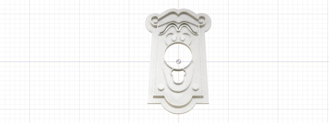 3D Printed Disney Alice in Wonderland Door Knob Cookie Cutter