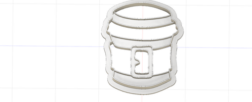 3D Model to Print Your Own Christmas Coffee Cup Cookie Cutter DIGITAL FILE ONLY