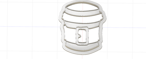 3D Printed Fan Art Cookie Cutter Inspired by ToGo Christmas Coffee Cup