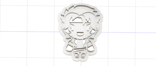 3D Model to Print Your Own Marvel Comics Rogue Cookie Cutter DIGITAL FILE ONLY