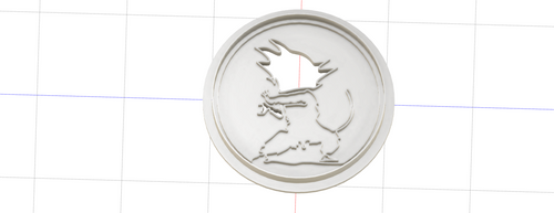 3D Model to Print Your Own DBZ Young Goku Cookie Cutter DIGITAL FILE ONLY