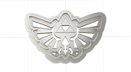 3D Printed Legend of Zelda Crest Cookie Cutter