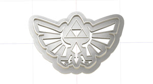 3D Printed Legend of Zelda Crest Cookie Cutter