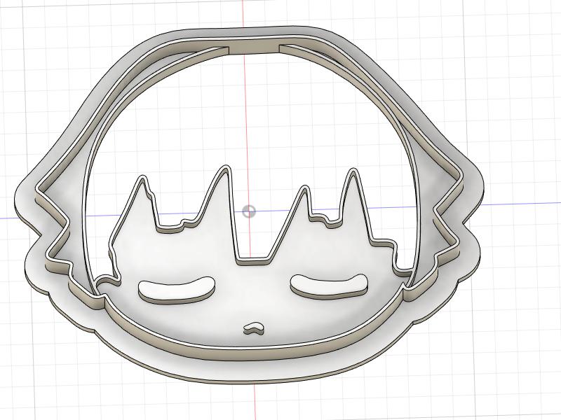3D Printed Demon Slayer Zenitsu Cookie Cutter