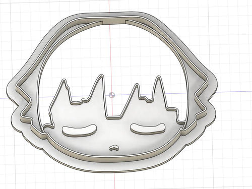 3D Model to Print Your Own Demon Slayer Zenitsu Cookie Cutter DIGITAL FILE ONLY