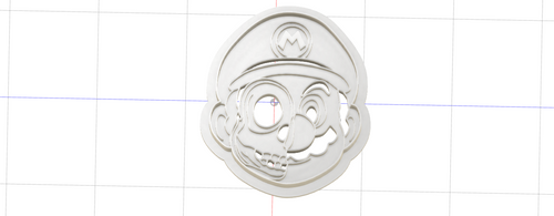 3D Model to Print Your Own Zombie Mario Cookie Cutter DIGITAL FILE ONLY
