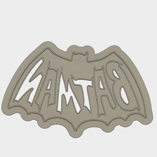 3D Model to Print Your Own 1960s Batman Logo Cookie Cutter DIGITAL FILE ONLY