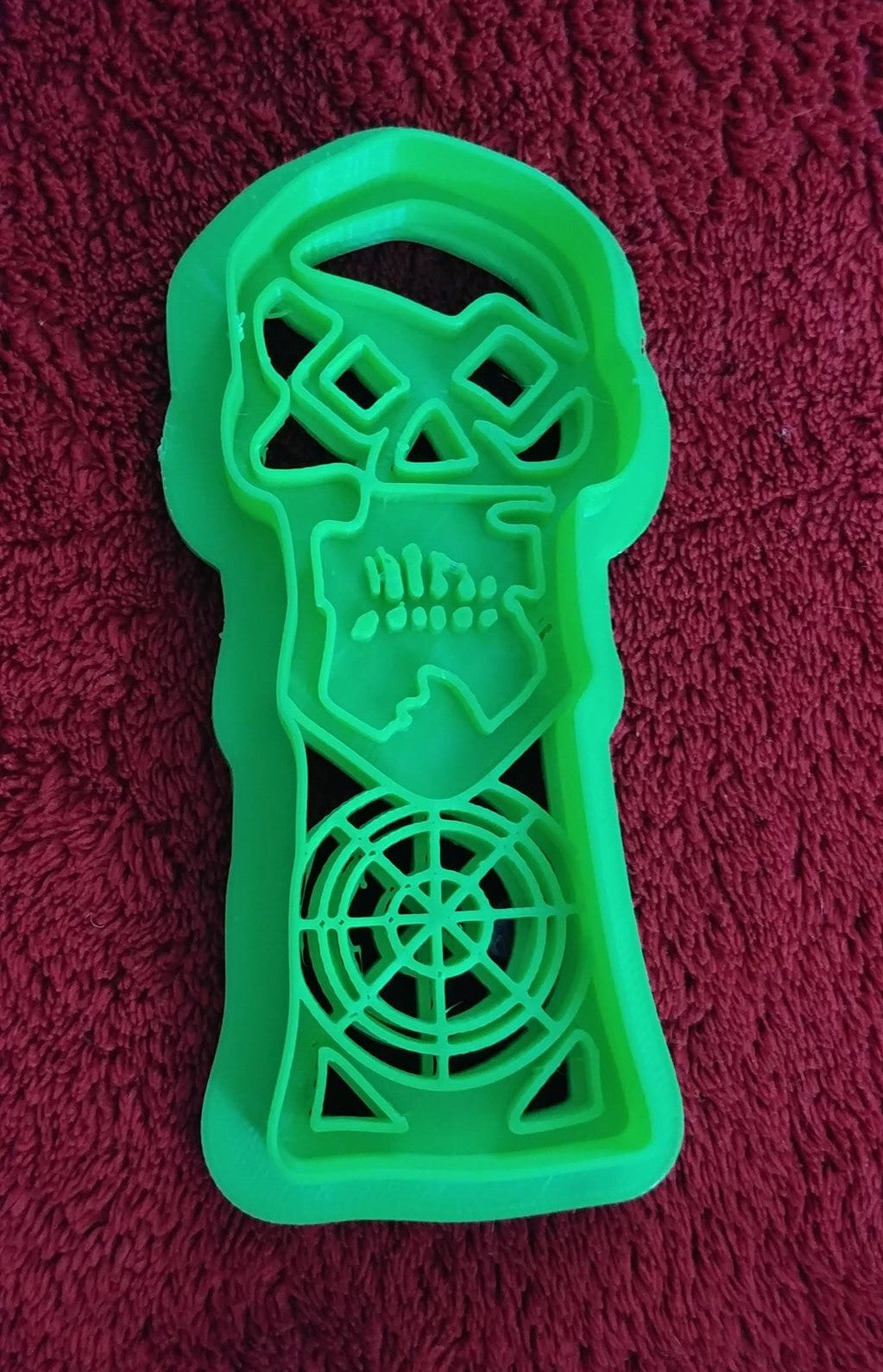 3D Printed Cookie Cutter Inspired by Goonies Skull Necklace