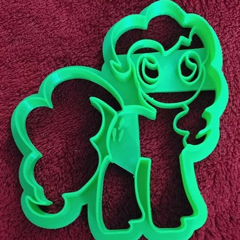 3D Printed Cookie Cutter Inspired by My Little Pony Friendship is Magic Pinkie Pie