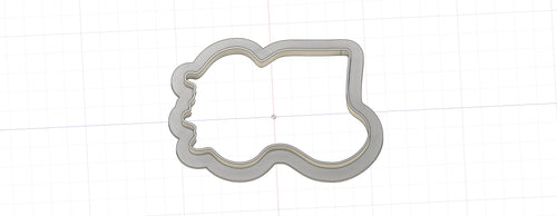 3D Model to Print Your Own Number 50 Outline Cookie Cutter DIGITAL FILE ONLY