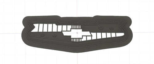 3D Model to Print Your Own 55-57 Chevy Emblem Cookie Cutter DIGITAL FILE ONLY