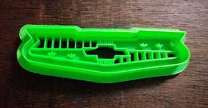 3D Printed Cookie Cutter Inspired by 1955-57 Chevrolet Emblem